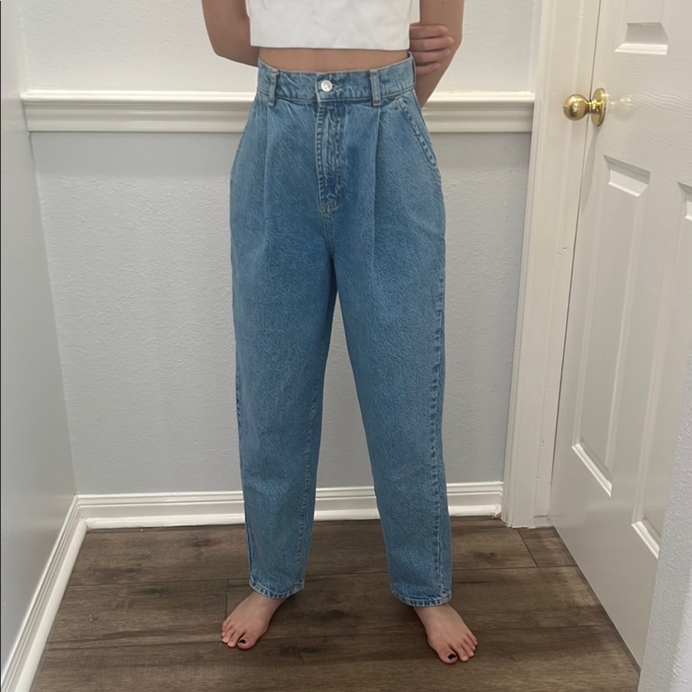 asos‎ High-Waisted Blue Denim Jeans 25/32